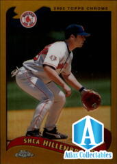 2002 Topps Chrome Gold Refractors Red Sox Baseball Card #197 Shea Hillenbrand